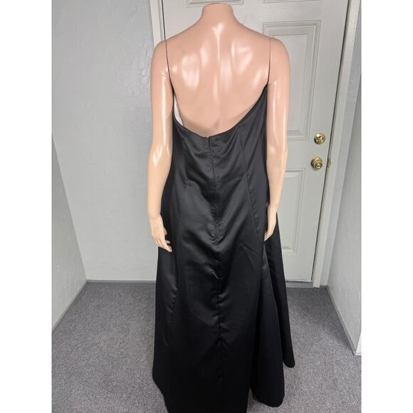 Vintage Y2K Fiesta NOS Women's Dress 2X Maxi Prom Evening Formal Satin Z4-5 - Picture 5 of 9